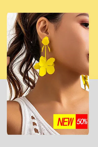 Exaggerated Wide Smooth Surface Metal Necklace/Earrings/Bracelet Set for Women Trendy African Collar Fashion Jewelry Accessories