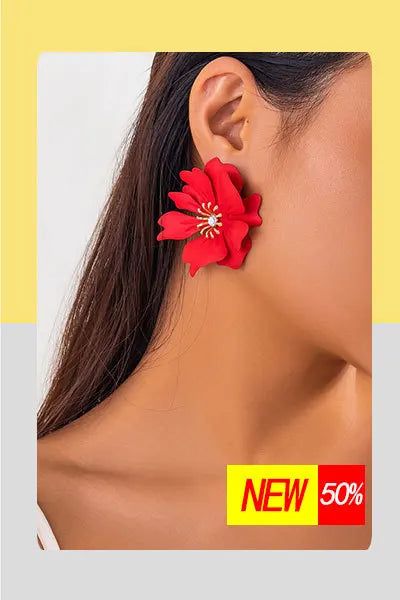 Exaggerated Wide Smooth Surface Metal Necklace/Earrings/Bracelet Set for Women Trendy African Collar Fashion Jewelry Accessories