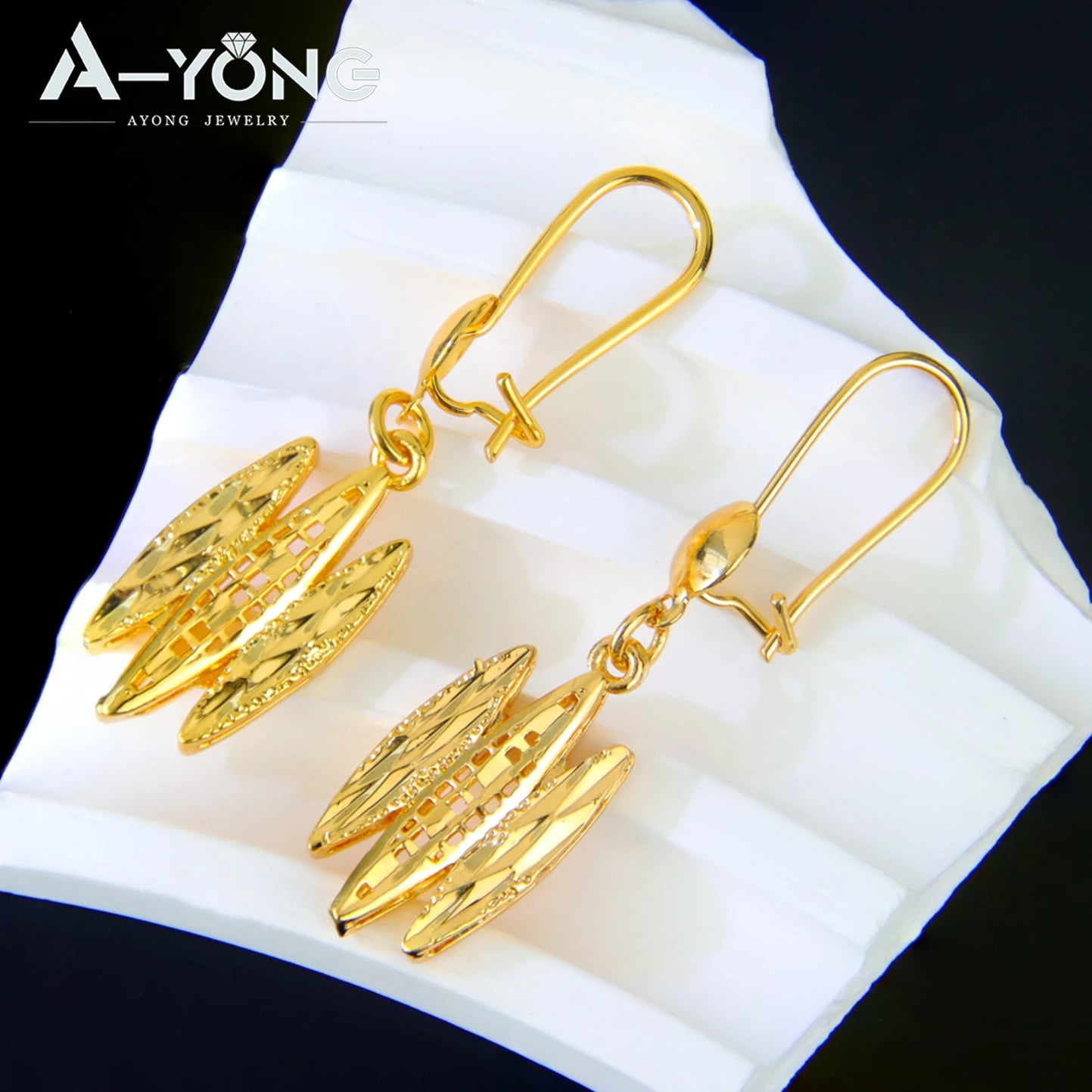 Premium Dubai Bridal Wedding Jewelry Set 21k Gold Plated Arabic Zirconia Geometric Necklace Moroccan Women Vintage Jewelrys