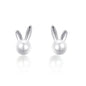 Bagley S925 Silver Rabbit Pearl Earrings Female 2023 New Premium Sense Of Niche Design Gift Girlfriend Earrings