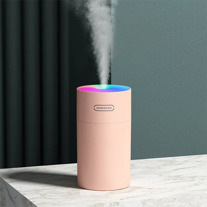Cup Air Humidifier 270ML Aroma Essential Oil Diffuser Home Car USB Fogger Mist Maker with LED Colorful Night Lamp Custom logo