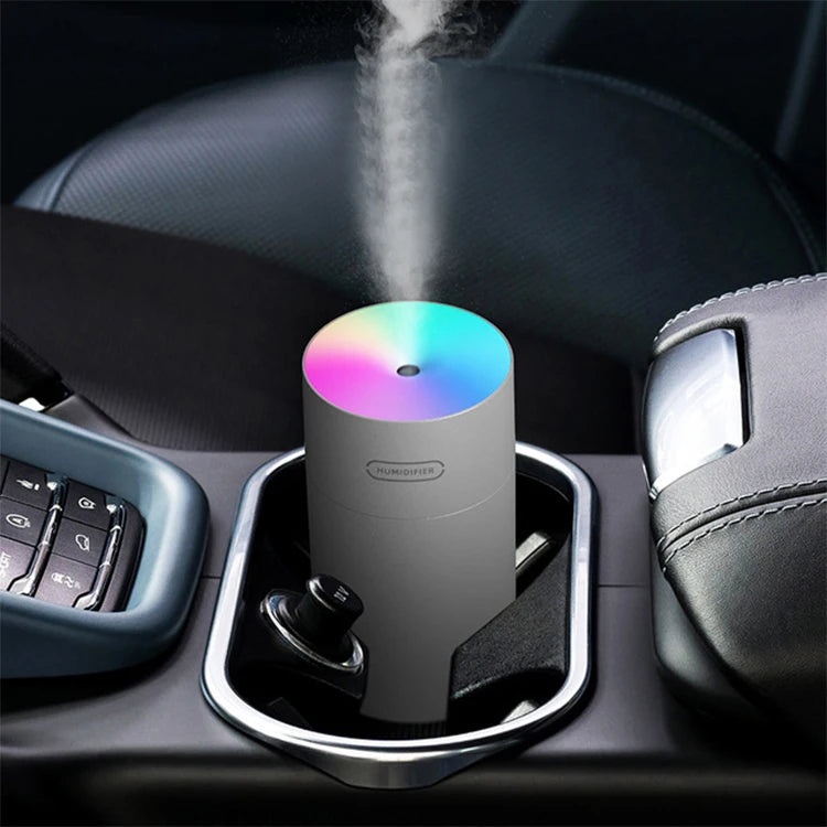 Cup Air Humidifier 270ML Aroma Essential Oil Diffuser Home Car USB Fogger Mist Maker with LED Colorful Night Lamp Custom logo