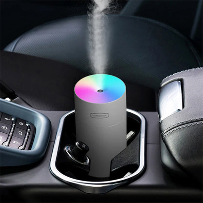 Cup Air Humidifier 270ML Aroma Essential Oil Diffuser Home Car USB Fogger Mist Maker with LED Colorful Night Lamp Custom logo