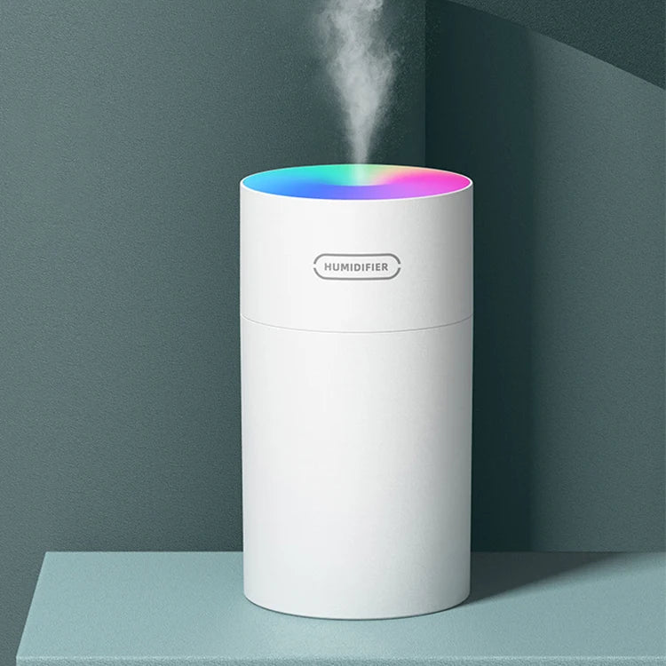 Cup Air Humidifier 270ML Aroma Essential Oil Diffuser Home Car USB Fogger Mist Maker with LED Colorful Night Lamp Custom logo