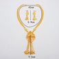24K Pure Gold (AU999) Dubai Jewelry Set, Craft Your Queenly Presence