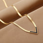Necklace,stainless Steel,with V Shape ,Only Self-pickup Is Supported, And The Displayed Prices Are All Self-pickup Prices