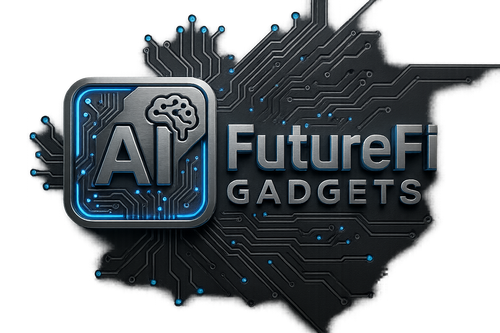 AI 3D gadget electronic logo Shopify store 